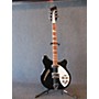 Used Rickenbacker 360/12 Hollow Body Electric Guitar Black and White