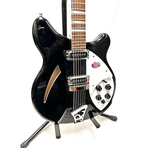 Rickenbacker 360/ 12 Hollow Body Electric Guitar Black
