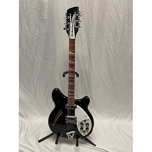 Rickenbacker 360/12 Hollow Body Electric Guitar Black