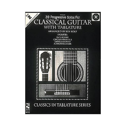 Cherry Lane 39 Progressive Solos for Classical Guitar 2 (Book/CD)