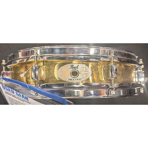 Pearl 3X13 PICCOLO SNARE Drum BRASS 72