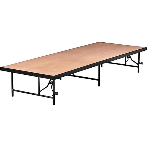 Midwest Folding Products 3x6x32 Transfold Adjustable Stage & Seated Riser 8 in. High, 24 in. High Hardboard