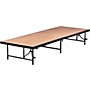 Midwest Folding Products 3x6x32 Transfold Adjustable Stage & Seated Riser 8 in. High, 24 in. High Hardboard