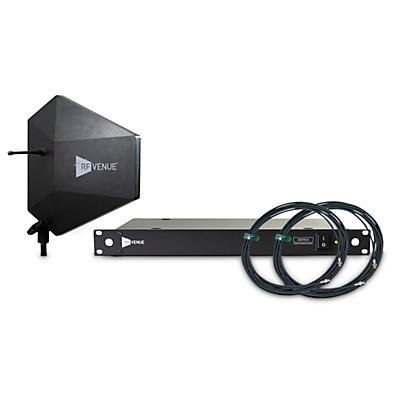 RF Venue 4-Channel Wireless Microphone Upgrade Pack with Diversity Fin IPX Antenna -
