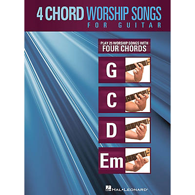 Hal Leonard 4-Chord Worship Songs for Guitar Guitar Collection Series Softcover Performed by Various
