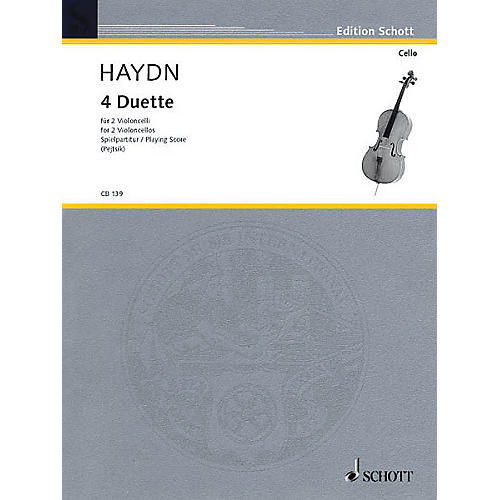 Schott 4 Duets for 2 Cellos Schott Series
