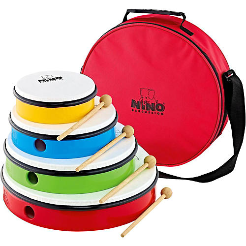 Nino 4-Hand Drum Set with Mallets and Bag