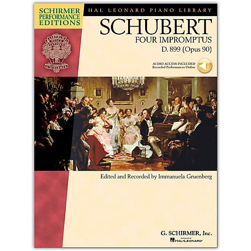 4 Impromptus, Op. 90 - Piano - Schirmer Performance Edition Book/Online Audio By Schubert / Gruenberg