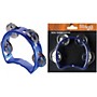 Stagg 4 Jingle Cutaway Tambourine Blue