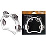 Open-Box Stagg 4-Jingle Cutaway Tambourine Condition 1 - Mint White