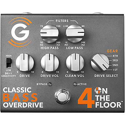 Genzler Amplification 4 On The Floor Classic Bass Overdrive Effects Pedal