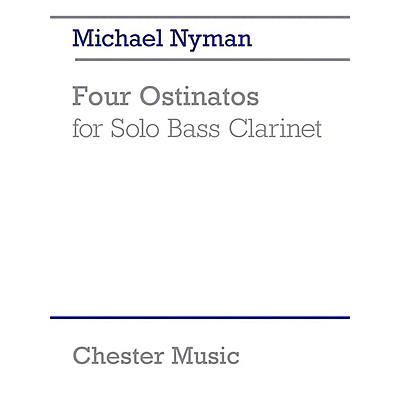 CHESTER MUSIC 4 Ostinatos for Solo Bass Clarinet Music Sales America Series Softcover