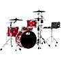 DWe 4-Piece Complete Kit Bundle with Roland Cymbals and DW Hardware Black Cherry Metallic Lacquer