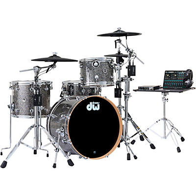 DWe 4-Piece Complete Kit Bundle with Roland Cymbals and DW Hardware