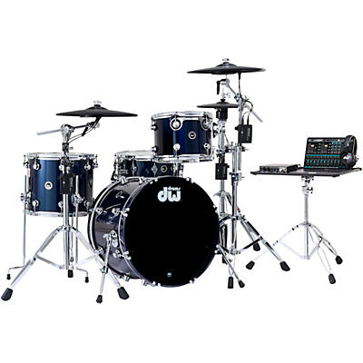 DWe 4-Piece Complete Kit Bundle with Roland Cymbals and DW Hardware
