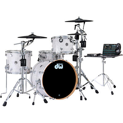 DWe 4-Piece Complete Kit Bundle with Roland Cymbals and DW Hardware