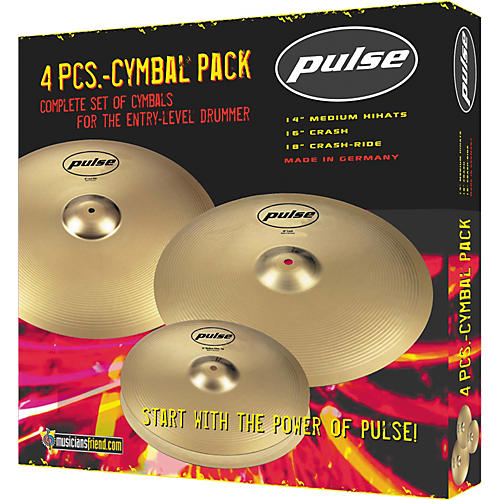 4-Piece Cymbal Pack 14/16/18