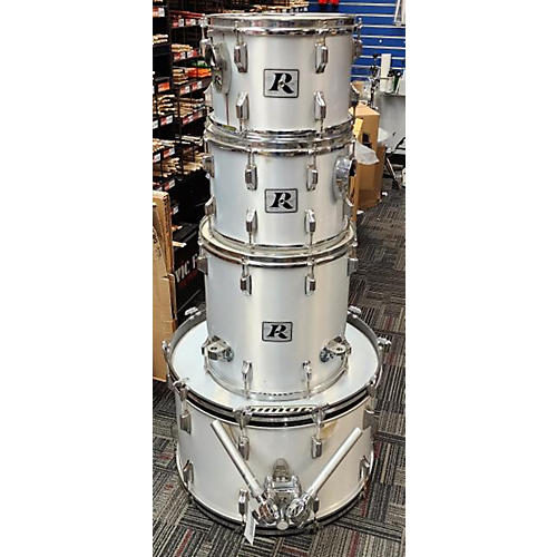 Rogers 4 Piece Drum Kit Silver