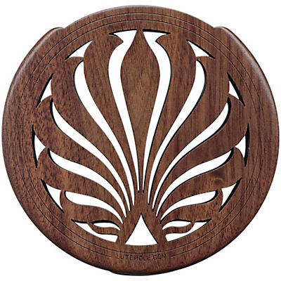 The Lute Hole Company 4" Soundhole Covers for Feedback Control in Maple or Walnut
