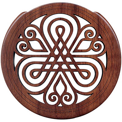 The Lute Hole Company 4" Soundhole Covers for Feedback Control in Maple or Walnut