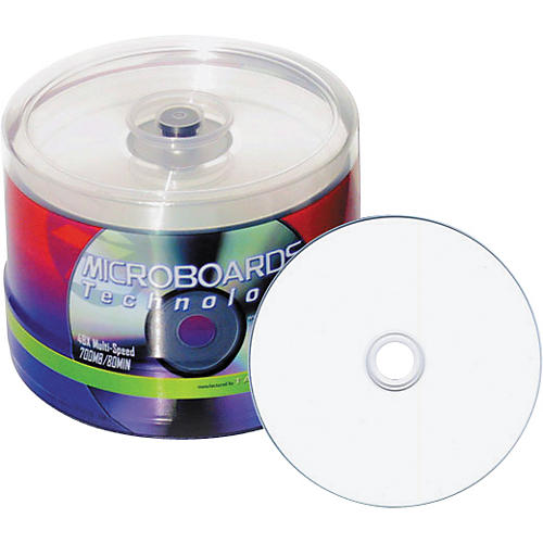 4.7GB DVD-R, 16X, White Inkjet-Printable, WaterShield coated, 50 Disc Spindle
