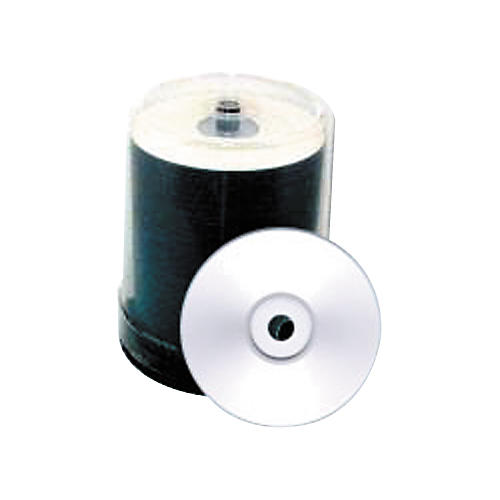 4.7GB DVD+R, 8X, Silver Inkjet-Printable, 100 Disc Spindle