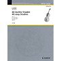 Schott 40 Easy Studies, Op. 70 Schott Series Composed by Sebastian Lee Arranged by Hugo Becker
