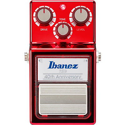Ibanez 40th Anniversary TS9 Tube Screamer Effects Pedal