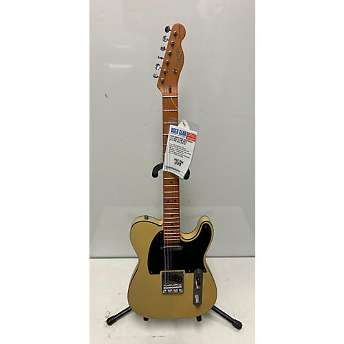 Squier 40th Anniversary Telecaster Vintage Edition Solid Body Electric Guitar Satin Vintage Blonde