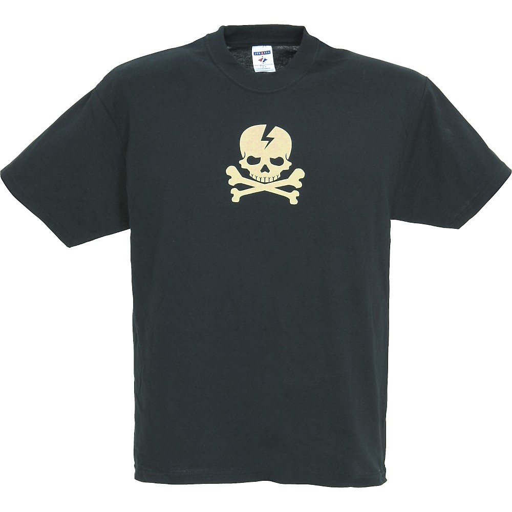 UPC 858826001462 product image for Gear One Cream Skull 'N' Bones T-Shirt Black Extra Large | upcitemdb.com