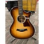 Used Taylor 412CE-LTD Acoustic Electric Guitar shaded edge burst