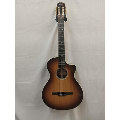 Taylor 412CE-NR Special Edition RW Nylon Grand Concert Classical Acoustic Electric Guitar