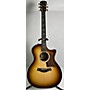 Used Taylor 414CE V-Class Acoustic Electric Guitar shaded edge burst