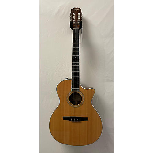Taylor 414CEN Classical Acoustic Electric Guitar Natural