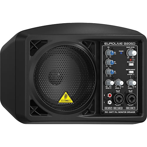 Behringer EUROLIVE B205D 150W Powered Monitor Speaker Black