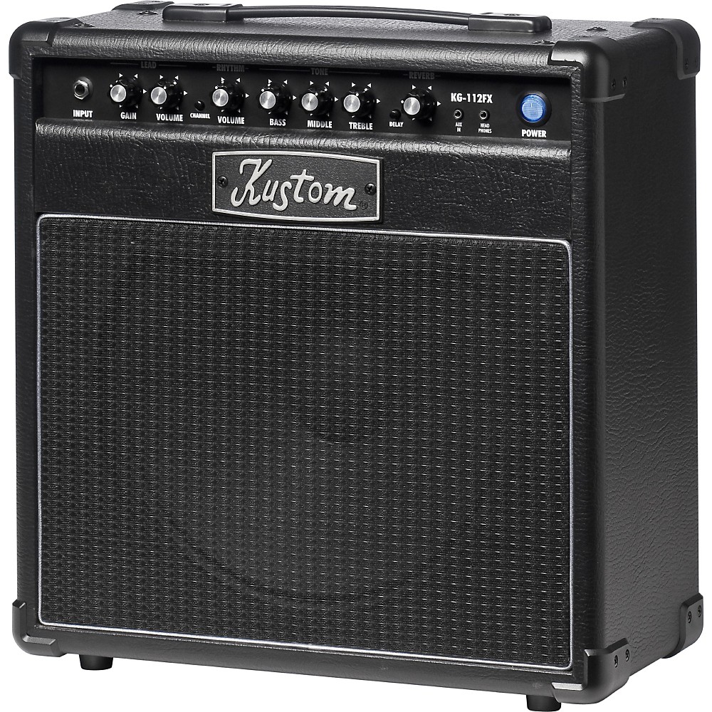 Kustom-KG112FX-20W-1x12-Guitar-Combo-Amp-with-Digital-Effects-Black