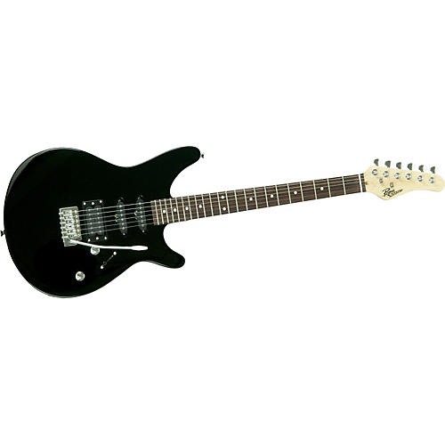 rogue rr100 rocketeer electric guitar black