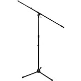 451052000001000 - Musician's Gear Tripod Mic Stand with Telescoping Boom Black - Microphone Stands - Stands & Racks - MS-225 TBK-MG
