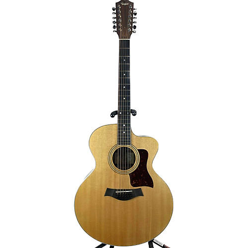 Taylor 455CE 12 String Acoustic Electric Guitar Natural