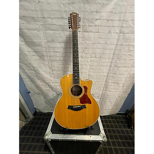 Taylor 456c 12 String Acoustic Guitar Natural