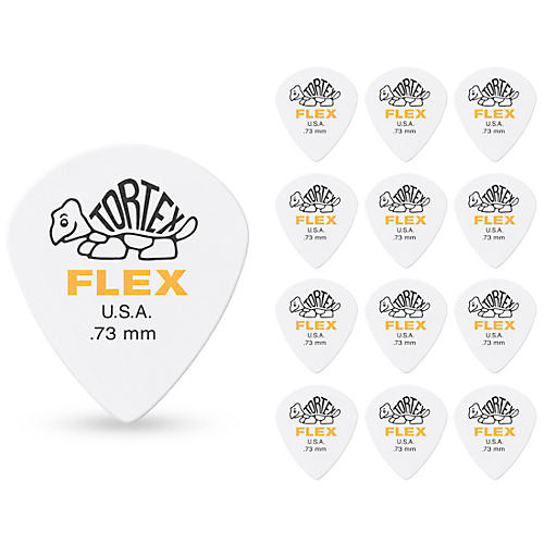 Dunlop 468 Tortex Flex Jazz III Picks .73 mm 12 Pack