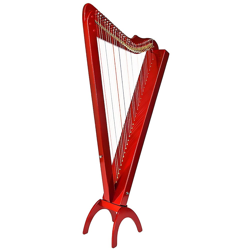 Rees Harps Grand Harpsicle Harp Red