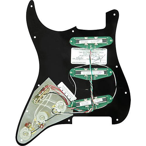 DiMarzio Billy Corgan Prewired Pickguard Black | Musician's Friend