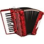 Open-Box Hohner 48 Bass Entry Level Piano Accordion Condition 2 - Blemished Red 194744046513