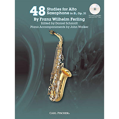 Carl Fischer 48 Studies for Alto Saxophone in Eb, Op. 31 Book/CD