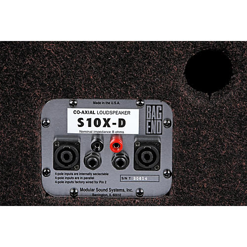 Bag End S10X-D 1x10 Bass Cabinet Deep Red | Musician's Friend