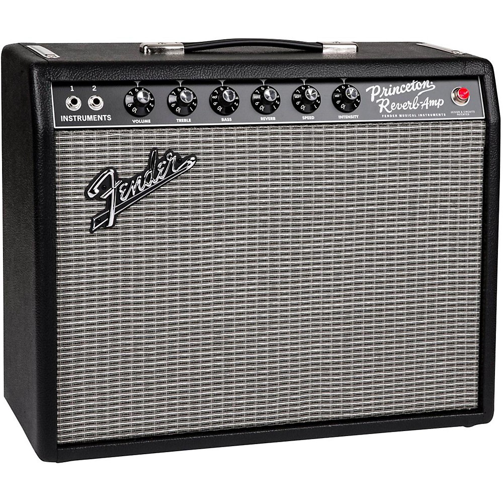 Fender 65 Princeton Reverb 15W 1x10 Tube Guitar Combo Amp Black. 