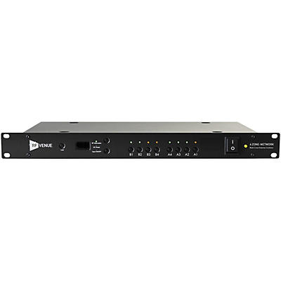 RF Venue 4ZONE Network Multi-Zone Antenna Combiner and Diversity Architectural Antenna Pack