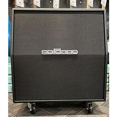 Soldano 4x12 Vintage 30 Slant Cab Black Guitar Cabinet