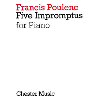 CHESTER MUSIC 5 Impromptus for Piano Music Sales America Series